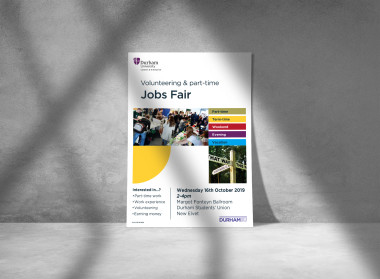 fair poster durham job university laura 2021